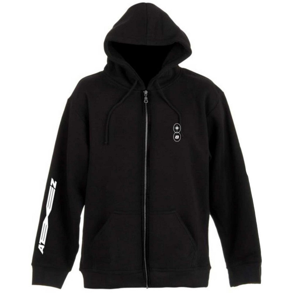 Black - Front - ATEEZ Unisex Adult Fellowship Tour Euro Full Zip Hoodie