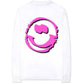White - Back - Yungblud Unisex Adult Punker Cotton Long-Sleeved T-Shirt