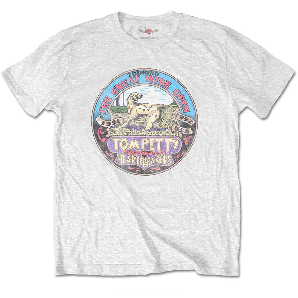 White - Front - Tom Petty & The Heartbreakers Unisex Adult The Great Wide Open Cotton T-Shirt