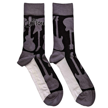 Grey - Front - Eric Clapton Unisex Adult Guitar Socks