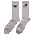 Grey - Back - The Jam Unisex Adult Logo Socks