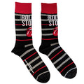 Black-Red-White - Front - The Rolling Stones Unisex Adult Tongue Logo Socks