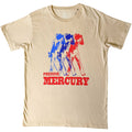 Sand - Front - Freddie Mercury Unisex Adult Photograph T-Shirt