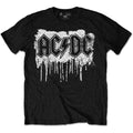 Black - Front - AC-DC Unisex Adult Dripping With Excitement T-Shirt