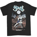 Black - Back - Ghost Unisex Adult Dance Macabre Cover Back Print Logo T-Shirt