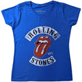 Blue - Front - The Rolling Stones Womens-Ladies Tour ´78 T-Shirt