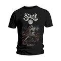 Black - Front - Ghost Unisex Adult Dance Macabre T-Shirt