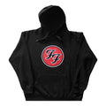 Black - Front - Foo Fighters Unisex Adult Infill Logo Hoodie
