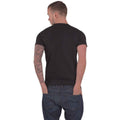 Black - Back - George Harrison Unisex Adult Portrait Cotton T-Shirt