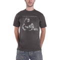 Charcoal Grey - Front - George Harrison Unisex Adult Portrait Cotton T-Shirt