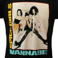 Black - Side - Spice Girls Unisex Adult Wannabe T-Shirt