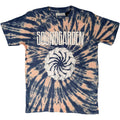 Blue - Front - Soundgarden Unisex Adult Swirl Tie Dye T-Shirt