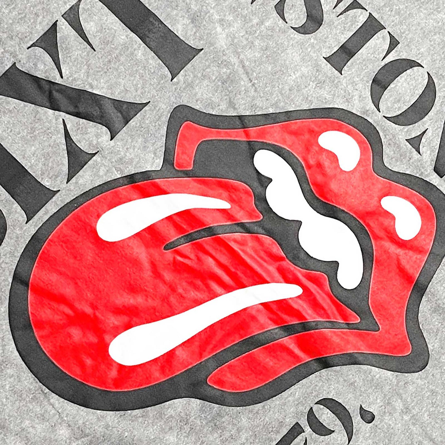 Grey - Back - The Rolling Stones Unisex Adult Sixty Vertical T-Shirt