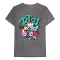 Charcoal Grey - Front - BT21 Unisex Adult Street Mood Group T-Shirt