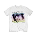 White - Front - George Harrison Unisex Adult Watercolour Cotton T-Shirt