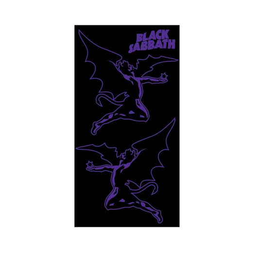 Black - Back - Black Sabbath Unisex Adult Logo Socks