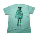 Blue - Back - Billie Eilish Unisex Adult Neon Logo T-Shirt
