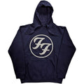 Navy Blue - Front - Foo Fighters Unisex Adult Logo Hoodie