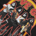 Black - Side - Kiss Unisex Adult Love Gun Stars T-Shirt