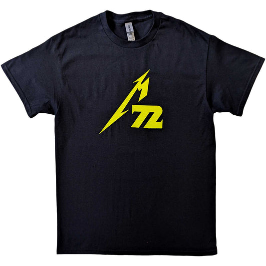 Black - Front - Metallica Unisex Adult 72 Seasons Strobes Photograph Cotton T-Shirt