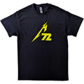 Black - Front - Metallica Unisex Adult 72 Seasons Strobes Photograph Cotton T-Shirt