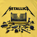 Yellow - Side - Metallica Unisex Adult 72 Seasons Simplified Cover Cotton T-Shirt