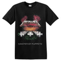 Black - Front - Metallica Unisex Adult Master Of Puppets European Tour ´86 Back Print T-Shirt