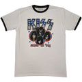 White - Front - Kiss Unisex Adult Alive In ´77 T-Shirt