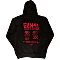 Black - Back - Sum 41 Unisex Adult Order In Decline Tour 2020 Full Zip Hoodie