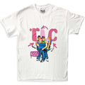White - Front - TLC Unisex Adult Kicking Group Cotton T-Shirt