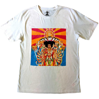 White - Front - Jimi Hendrix Unisex Adult Axis Bold As Love Cotton T-Shirt