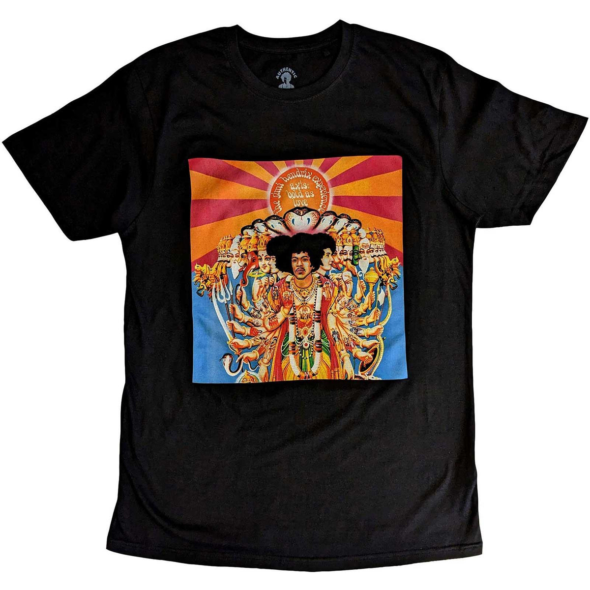Black - Front - Jimi Hendrix Unisex Adult Axis Bold As Love Cotton T-Shirt