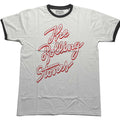 White - Front - The Rolling Stones Unisex Adult Signature Logo T-Shirt