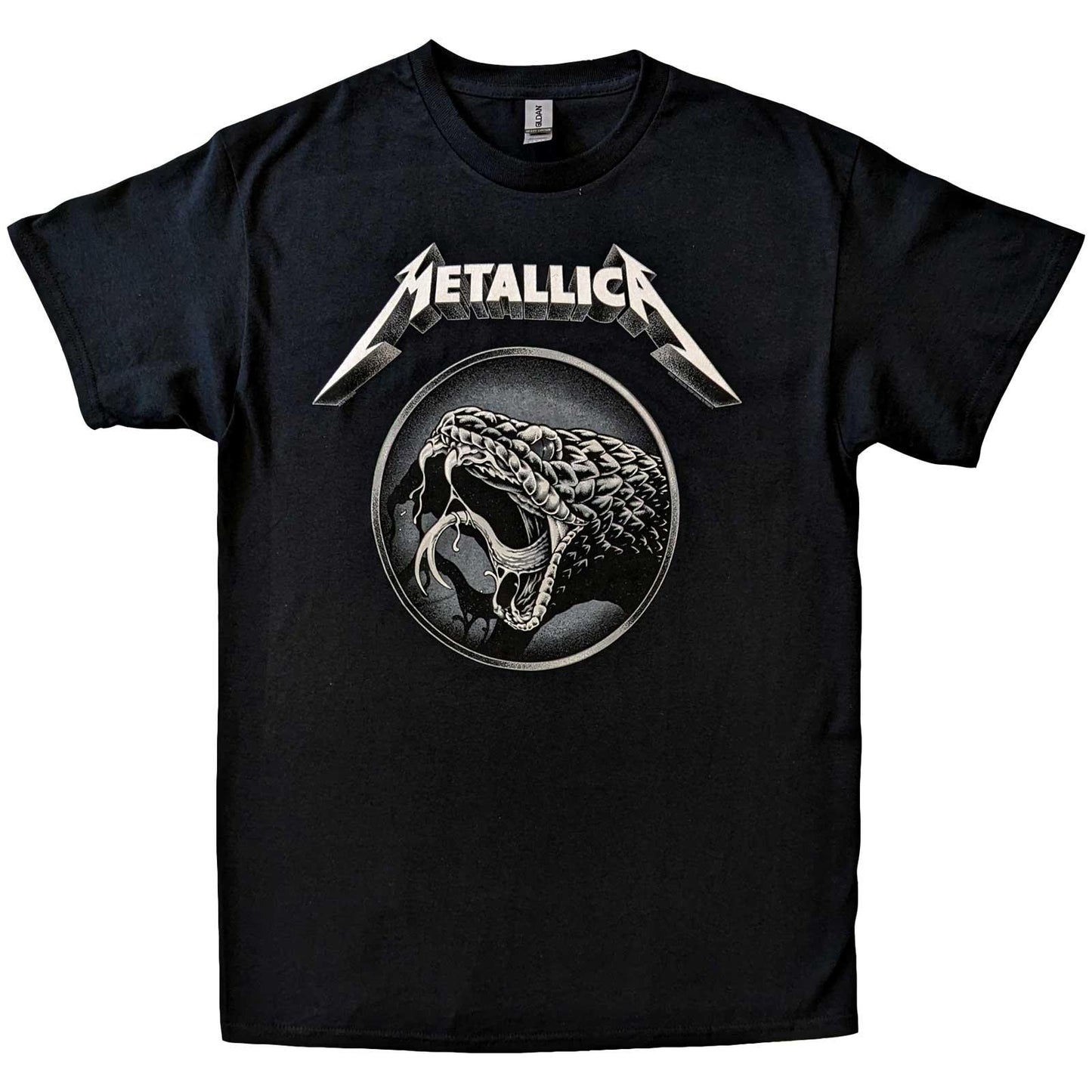 Black - Front - Metallica Unisex Adult Black Album Poster T-Shirt