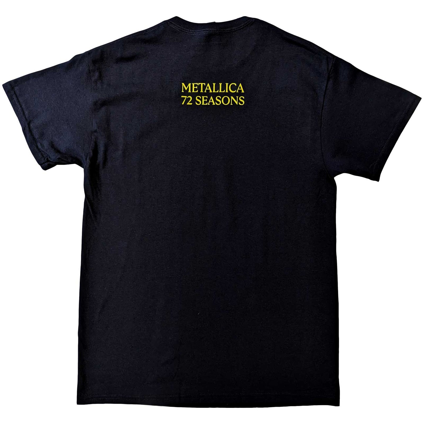 Black - Back - Metallica Mens 72 Seasons Burnt Crib Cotton T-Shirt