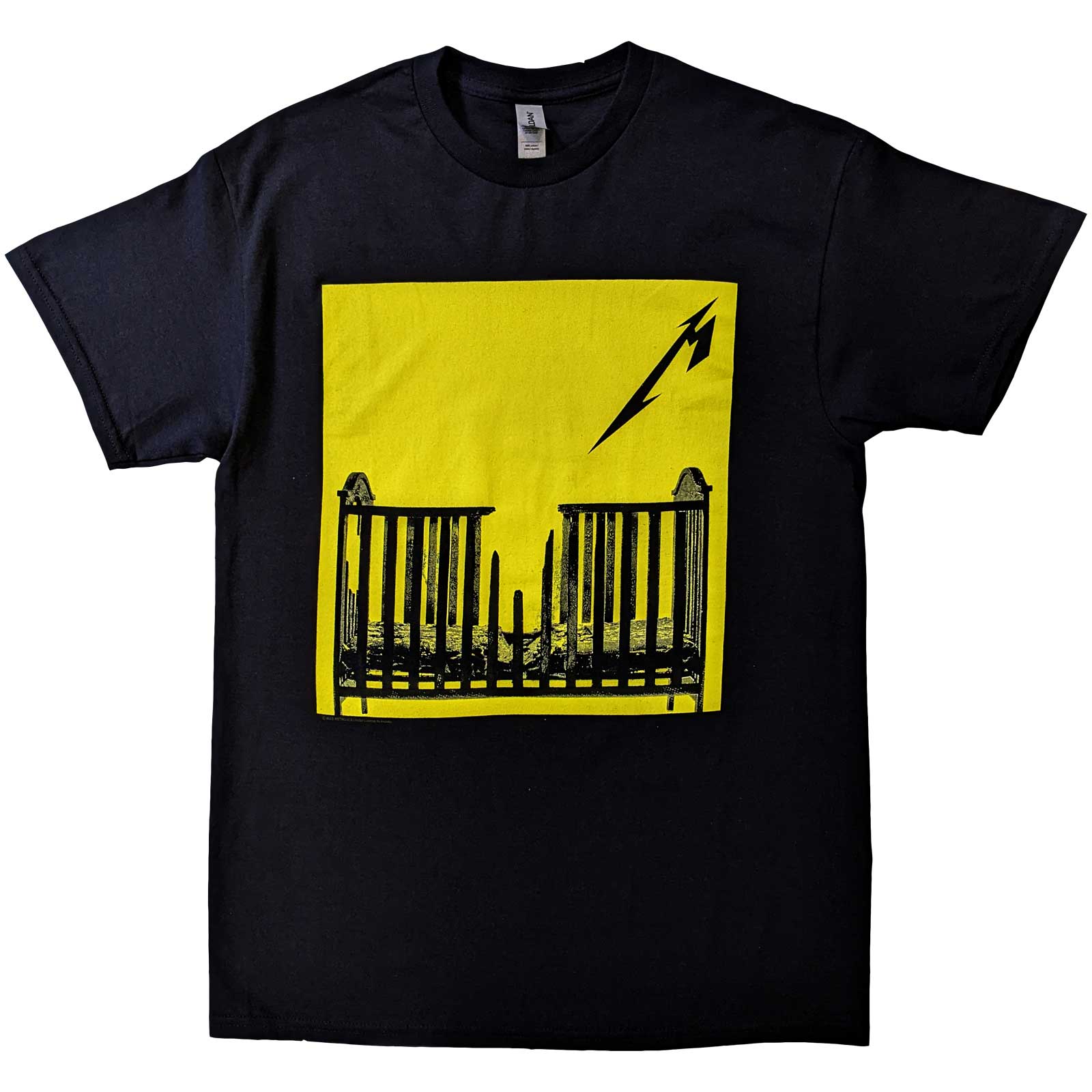 Black - Front - Metallica Mens 72 Seasons Burnt Crib Cotton T-Shirt