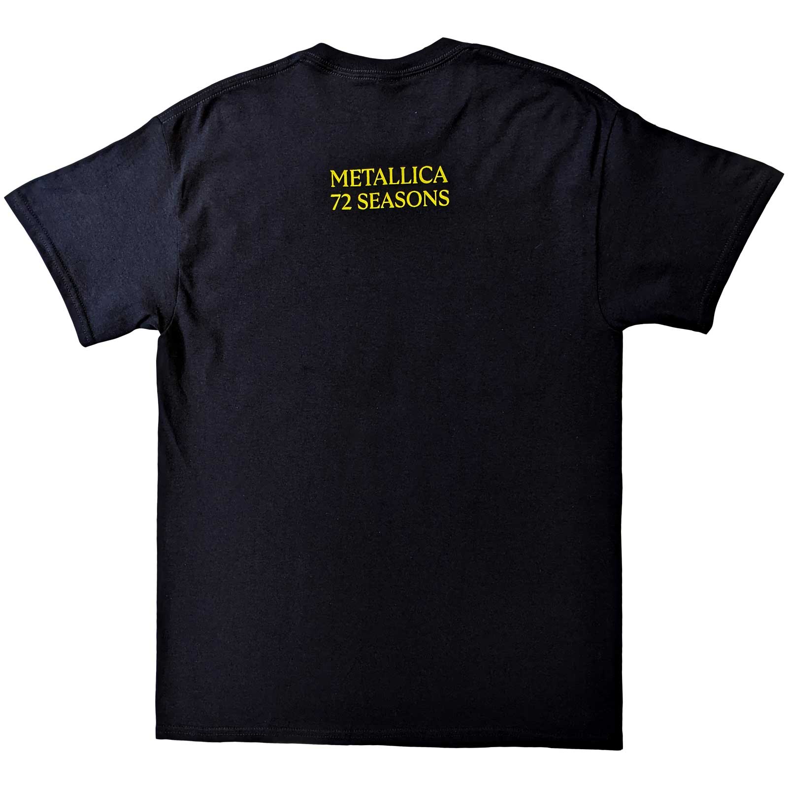 Black - Back - Metallica Unisex Adult 72 Seasons Burnt Robot Cotton T-Shirt