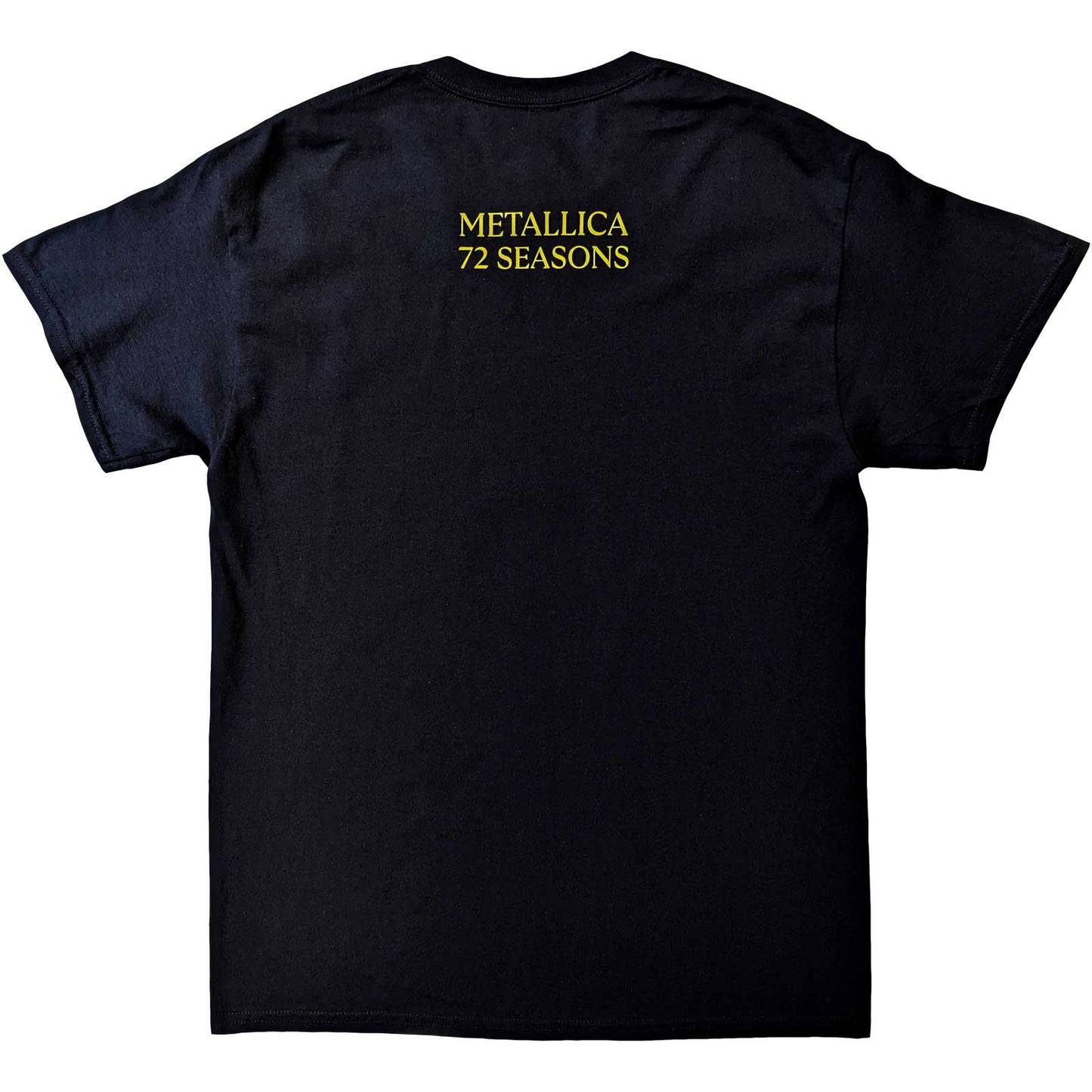 Black - Back - Metallica Mens 72 Seasons Burnt Strobe Cotton T-Shirt