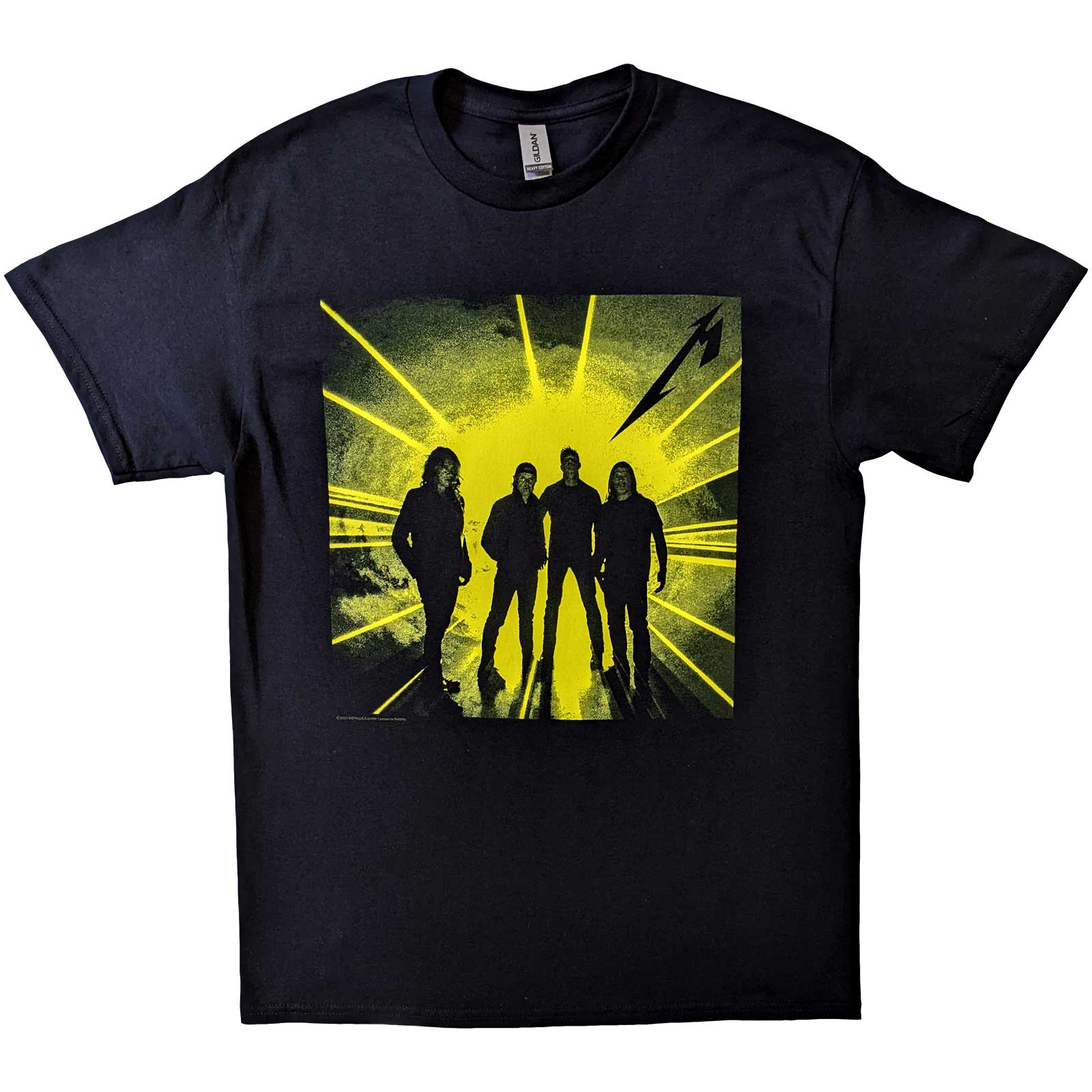 Black - Front - Metallica Mens 72 Seasons Burnt Strobe Cotton T-Shirt