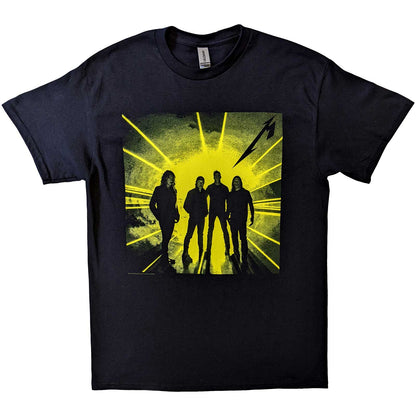 Black - Front - Metallica Mens 72 Seasons Burnt Strobe Cotton T-Shirt