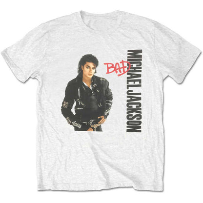 White - Front - Michael Jackson Unisex Adult Thriller Suit Cotton T-Shirt