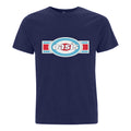 Navy Blue - Front - Oasis Unisex Adult Oblong Target T-Shirt