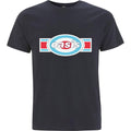 Navy Blue - Front - Oasis Unisex Adult Oblong Target T-Shirt