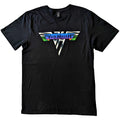 Black - Front - Van Halen Unisex Adult Logo Cotton T-Shirt