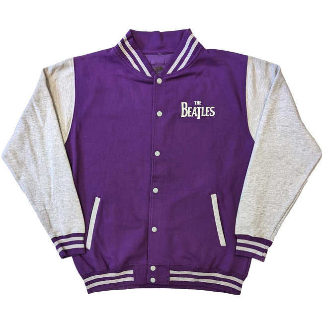 The Beatles Unisex Adult Drop T Logo Varsity Jacket