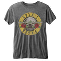 Charcoal Grey - Front - Guns N Roses Unisex Adult Classic Logo Burnout T-Shirt