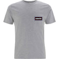 Grey - Front - Oasis Unisex Adult Lines T-Shirt