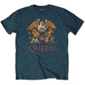 Denim Blue - Front - Queen Unisex Adult Classic Cotton T-Shirt