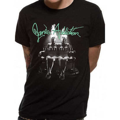 Black - Front - Jane`s Addiction Unisex Adult Nothing´s Shocking Cotton T-Shirt