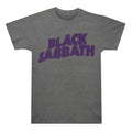 Charcoal Grey - Front - Black Sabbath Childrens-Kids Wavy Logo T-Shirt